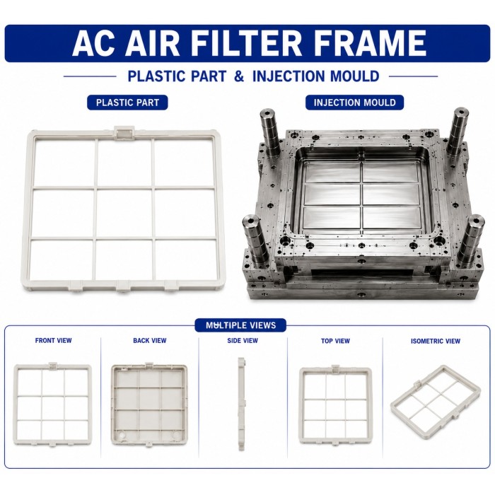 AC Plastic Air Filter Frame AC Plastic Air Filter Frame