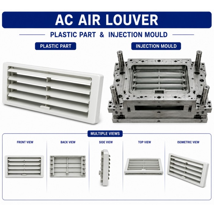 Ac Plastic Air Louver Ac Plastic Air Louver