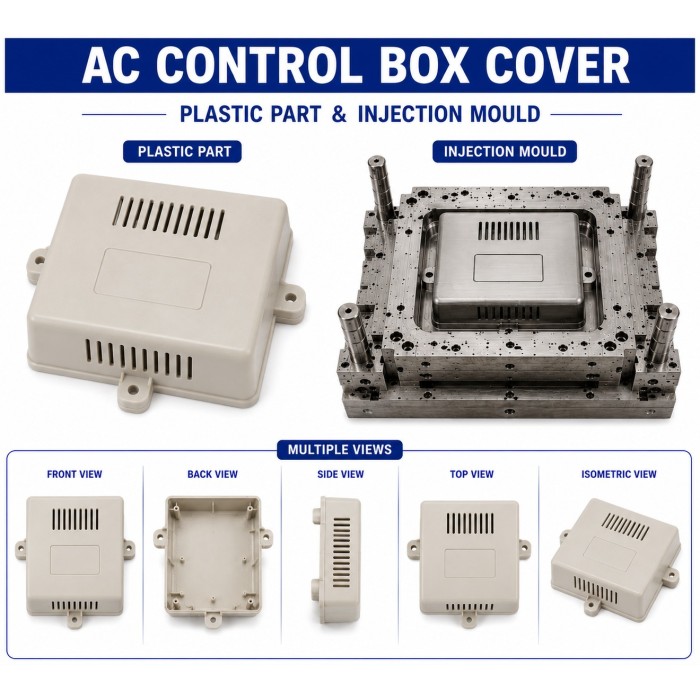 AC Plastic Control Box Cover 