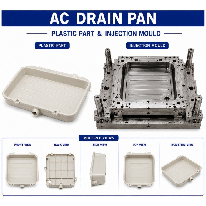 AC Plastic Drain Pan 