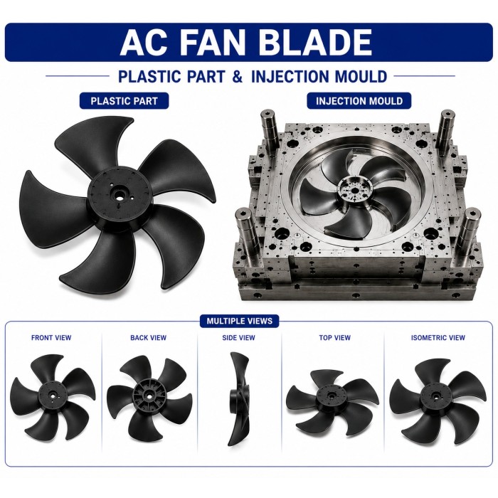 AC Plastic Fan Blade