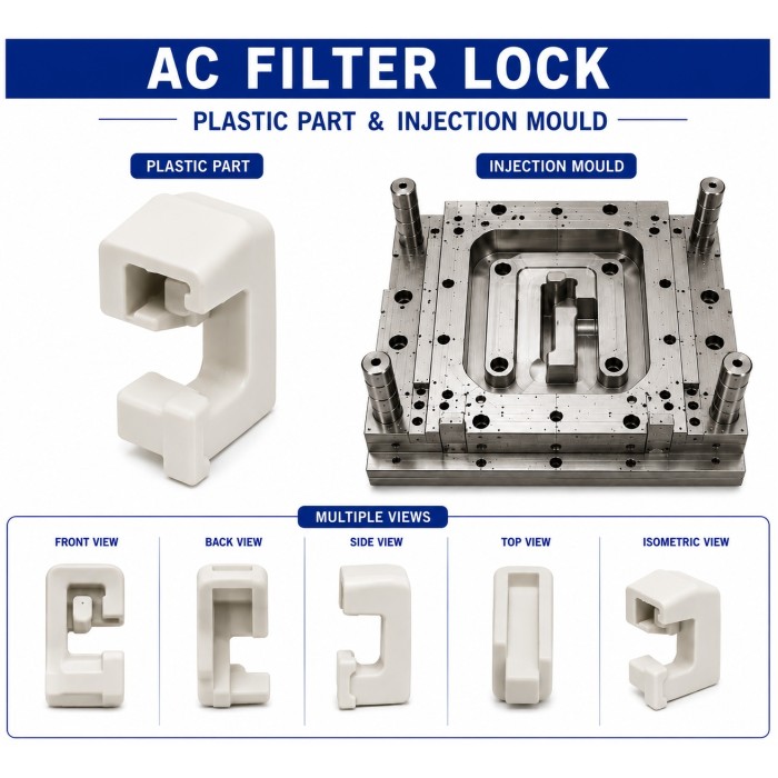 AC Plastic Filter Lock