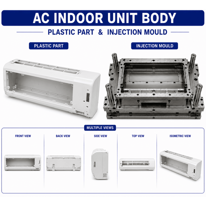 AC Plastic Indoor Unit Body AC Plastic Indoor Unit Body