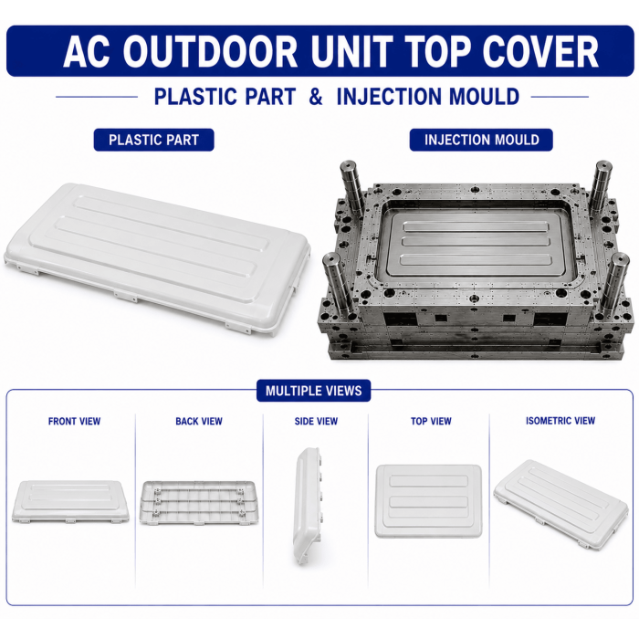 AC Plastic Outdoor Unit Top Cover
