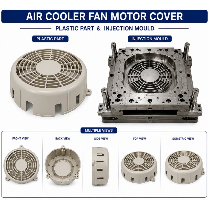 Air Cooler Plastic Fan Motor Cover Air Cooler Plastic Fan Motor Cover