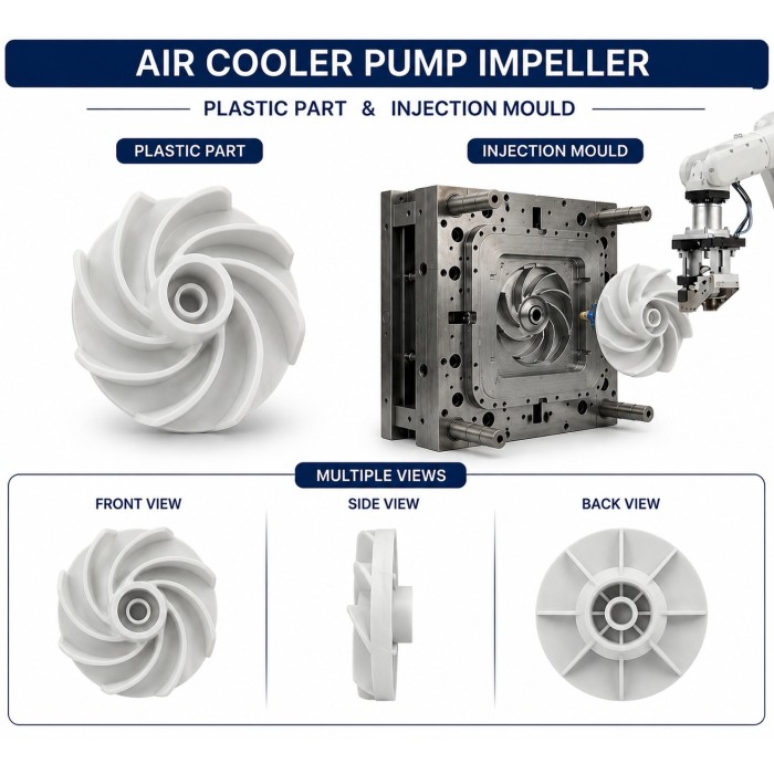 Air Cooler Plastic Pump Impeller