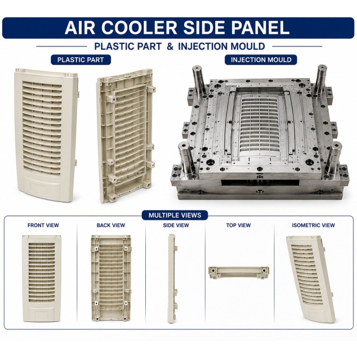 Air Cooler Plastic Side Panel