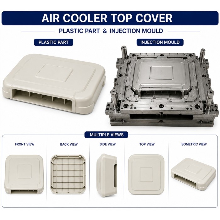 Air Cooler Plastic Top Cover