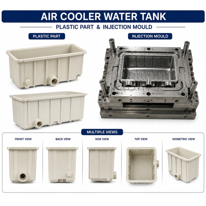 Air Cooler Plastic Water Tank