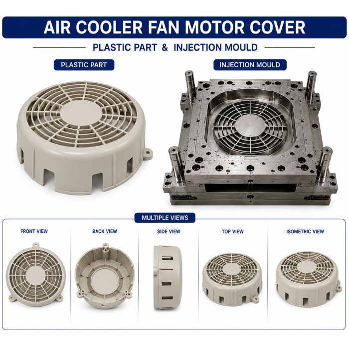 Air Cooler Plastic Fan Motor Cover