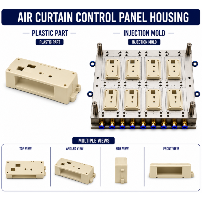 Air Curtain Plastic Control Panel Housing Mould and Moulding Service