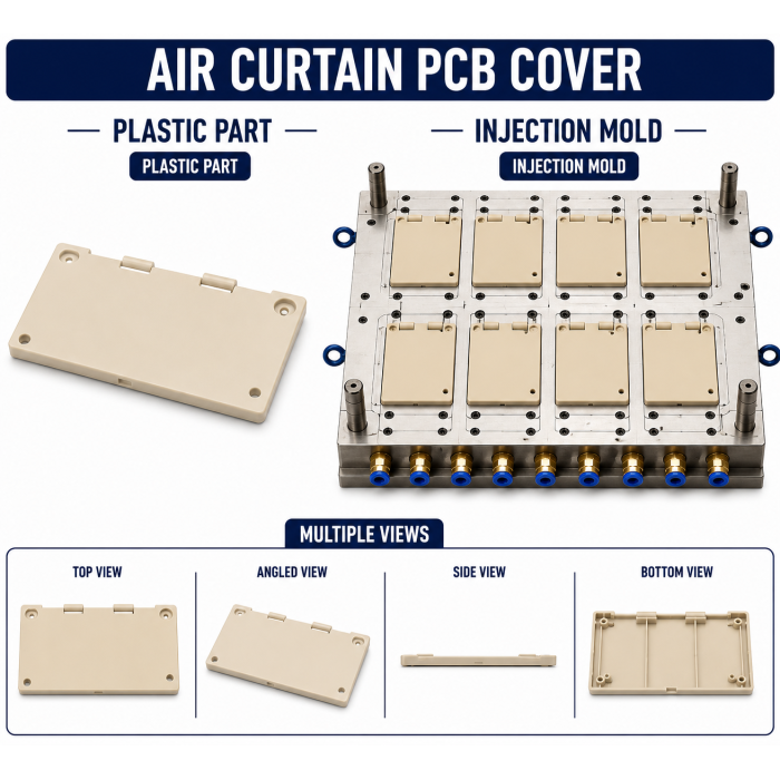 Air Curtain Plastic Pcb Cover Mould and Moulding Service