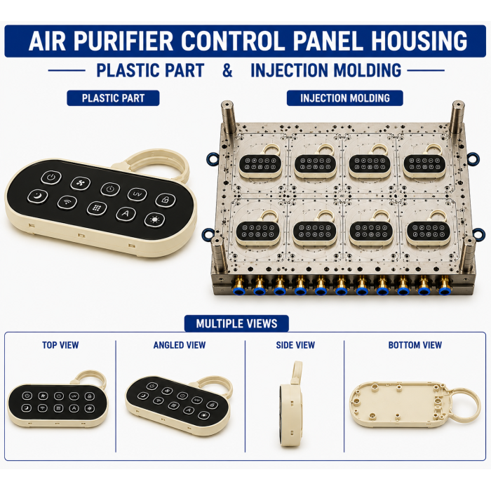 Air Purifier Plastic Control Panel Housing Mould and Moulding Service
