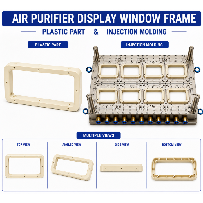Air Purifier Plastic Display Window Frame Mould and Moulding Service