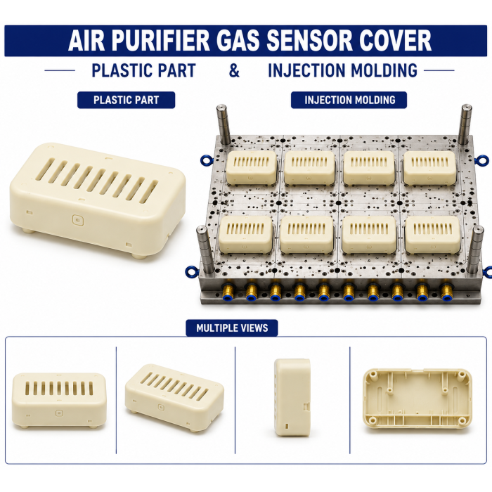 Air Purifier Plastic Gas Sensor Cover Mould and Moulding Service