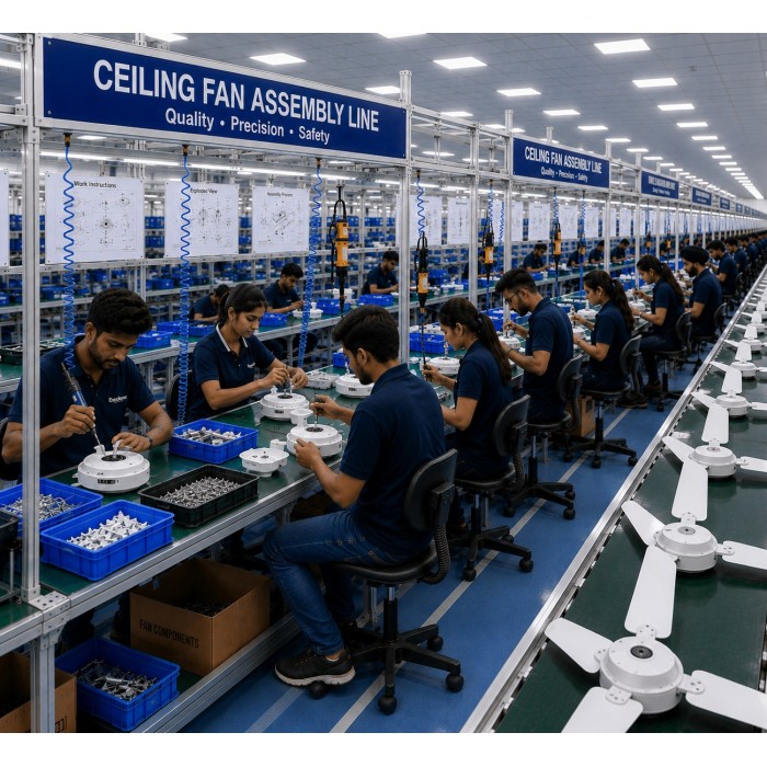 Ceiling Fan Assembling Service