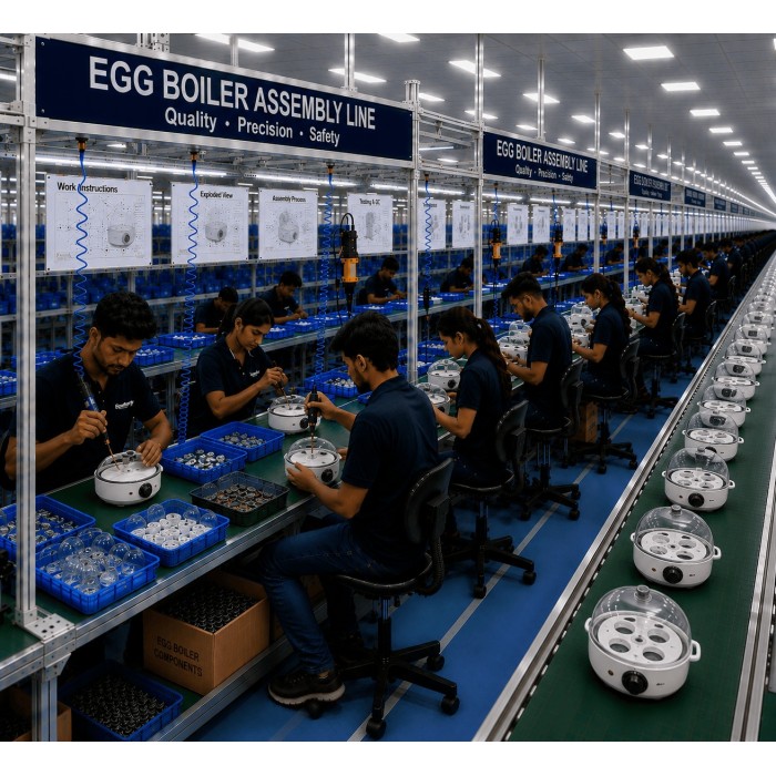Egg Boiler Assembling Service