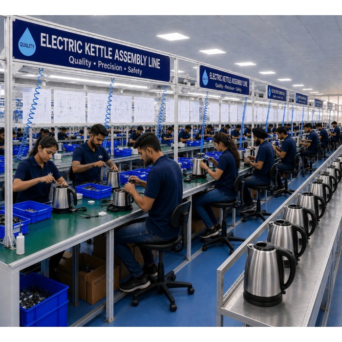 Electric Kettle Assembling Service