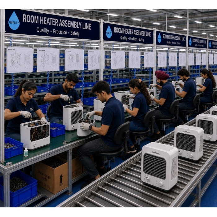 Room Heater Assembling Service