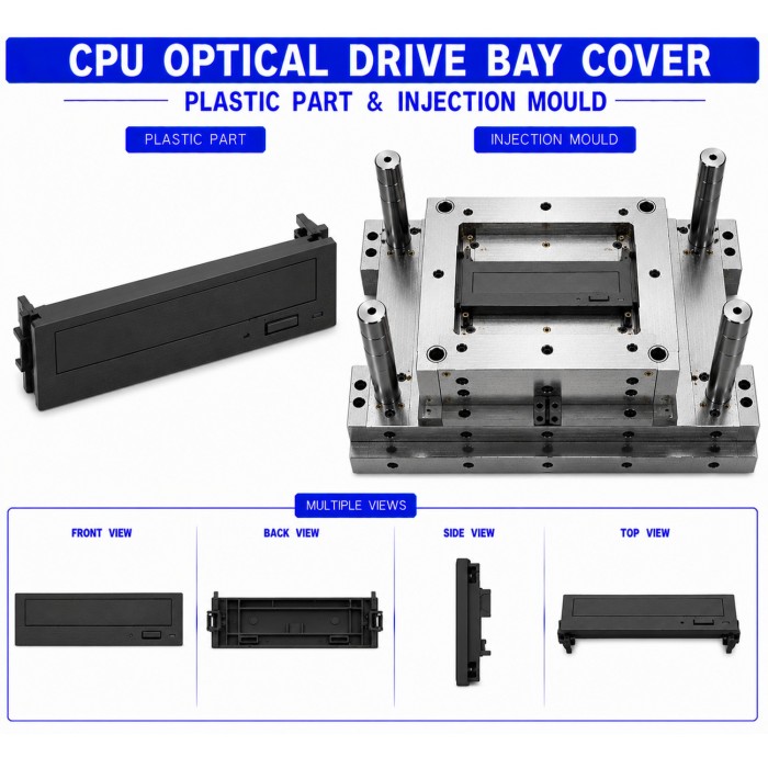 CPU Plastic Optical Drive Bay Cover CPU Plastic Optical Drive Bay Cover