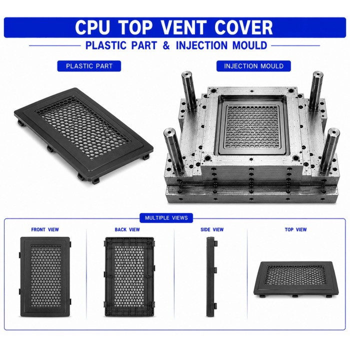 CPU Plastic Top Vent Cover CPU Plastic Top Vent Cover