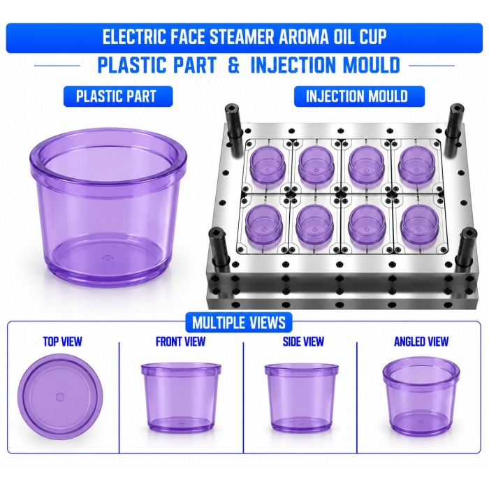 Electric Face Steamer Plastic Aroma Oil Cup Mould and Moulding Service