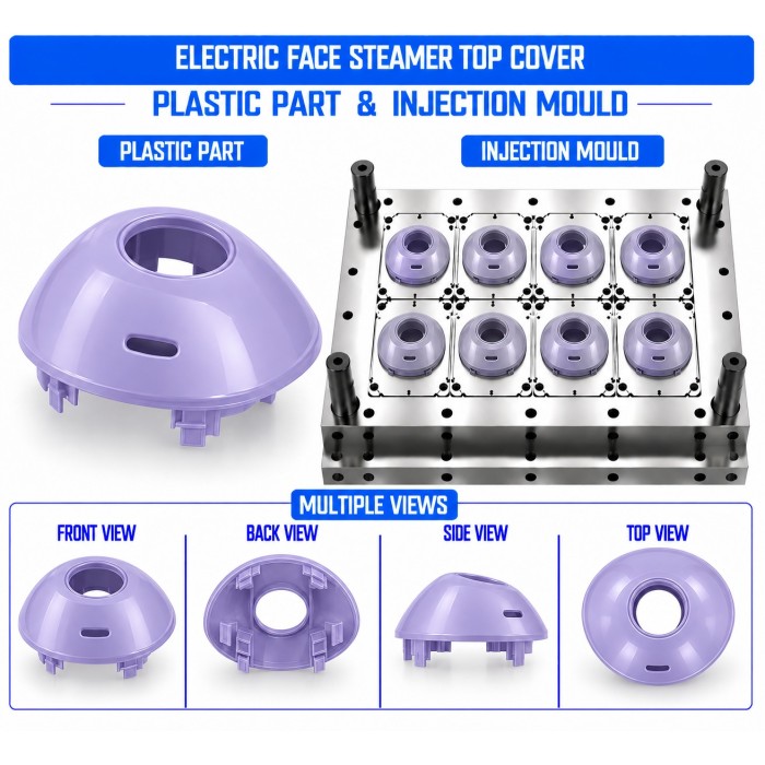Electric Face Steamer Plastic Top Cover Mould and Moulding Service