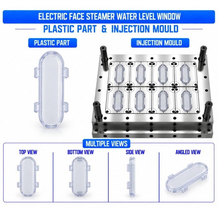 Electric Face Steamer Plastic Water Level Indicator Mould and Moulding Service