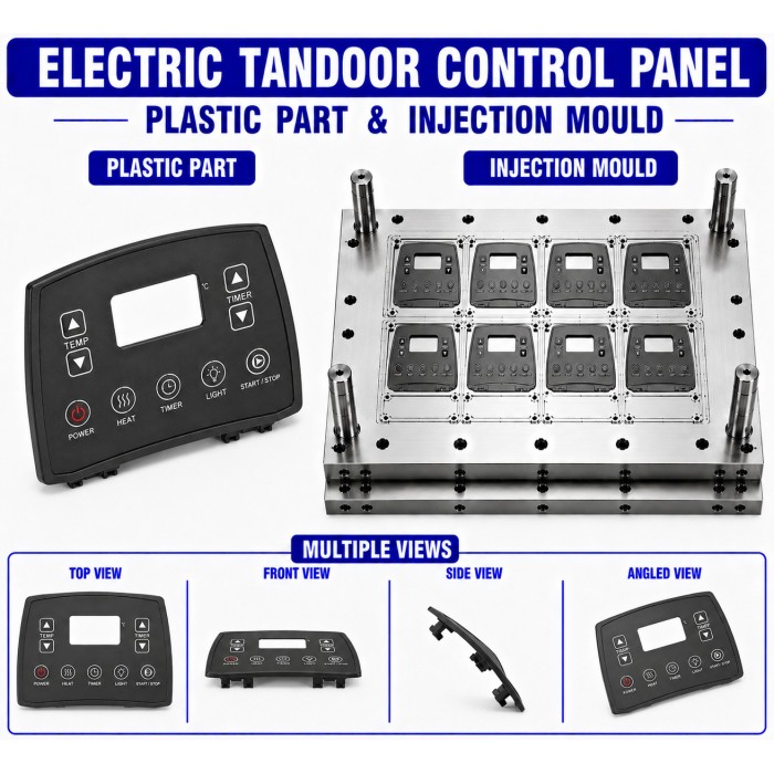 Electric Tandoor Plastic Control Panel Mould and Moulding Service