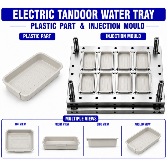 Electric Tandoor Plastic Water Tray Mould and Moulding Service