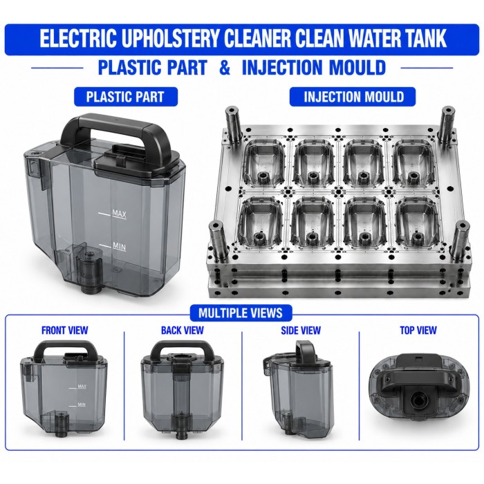 Electric Upholstery Cleaner Plastic Clean Water Tank Mould and Moulding Service