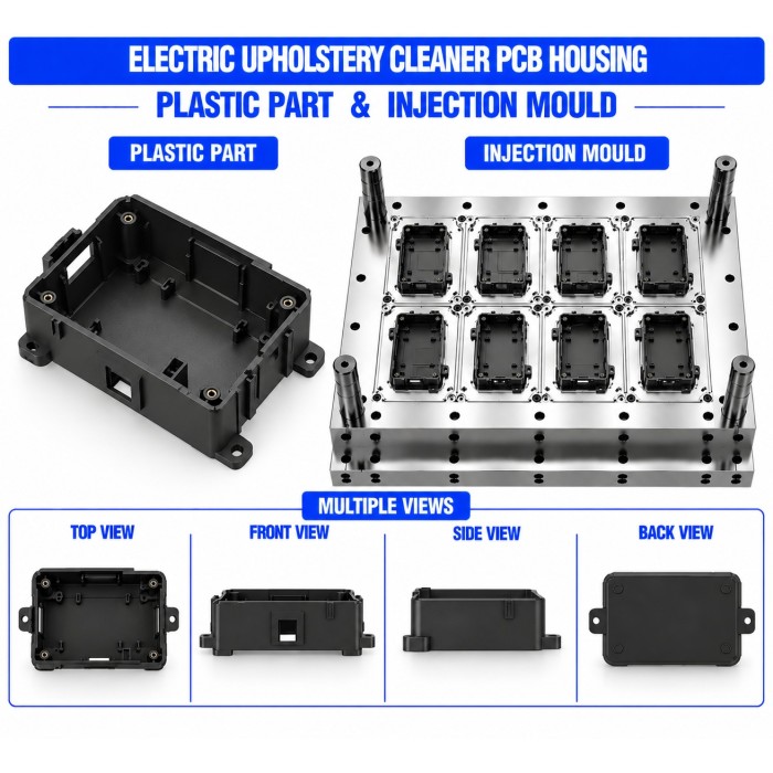Electric Upholstery Cleaner Plastic Pcb Housing Mould and Moulding Service