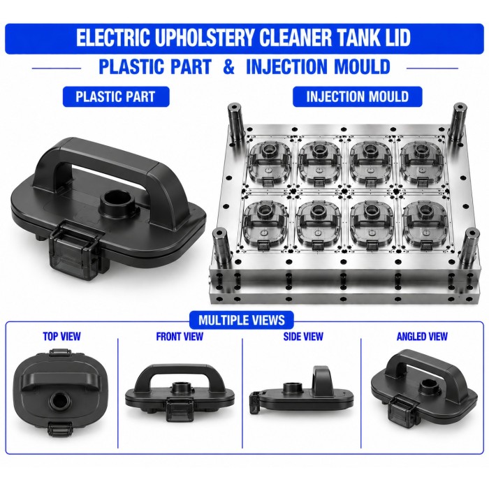 Electric Upholstery Cleaner Plastic Tank Lid Mould and Moulding Service