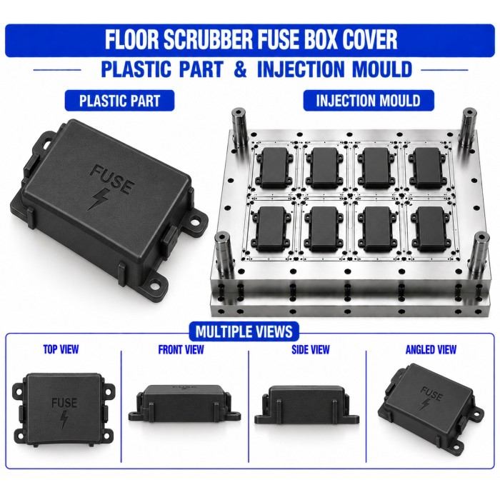 Floor Scrubber Plastic Fuse Box Cover Mould and Moulding Service