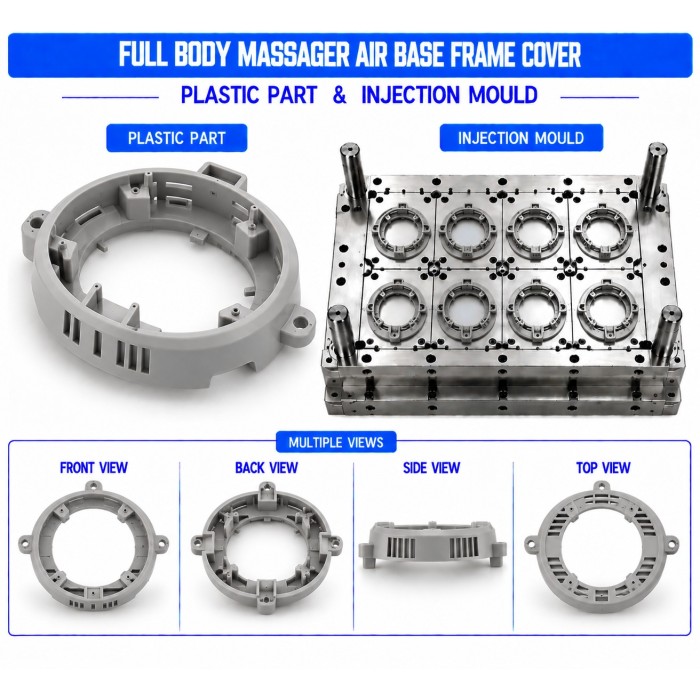Full Body Massager Plastic Air Base Frame Cover Mould and Moulding Services Full Body Massager Plastic Air Base Frame Cover Mould and Moulding Services
