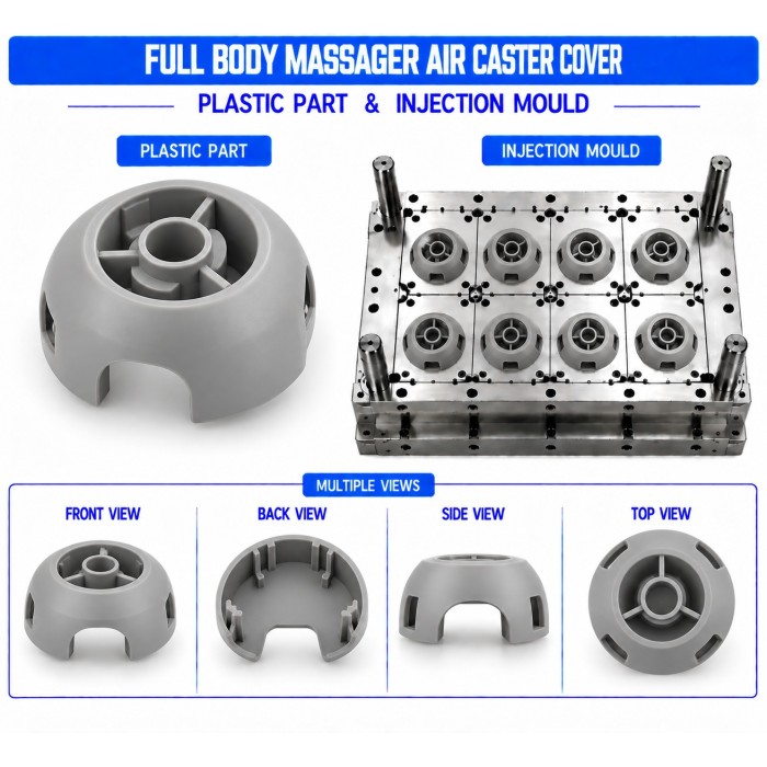 Full Body Massager Plastic Air Caster Cover Mould and Moulding Services Full Body Massager Plastic Air Caster Cover Mould and Moulding Services