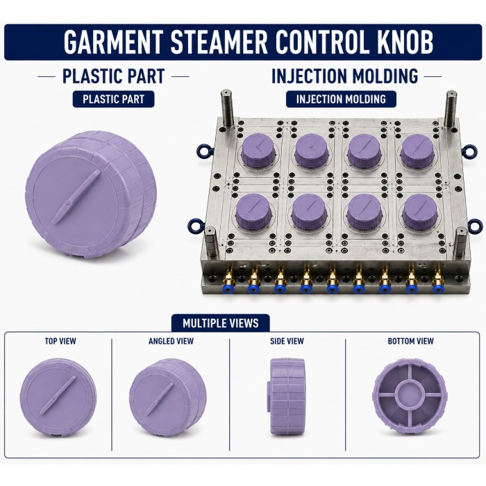 Garment Steamer Plastic Control Knob Mould and Moulding Service