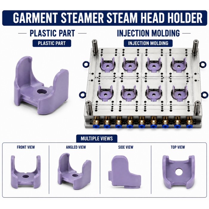 Garment Steamer Plastic Steam Head Holder Mould and Moulding Service