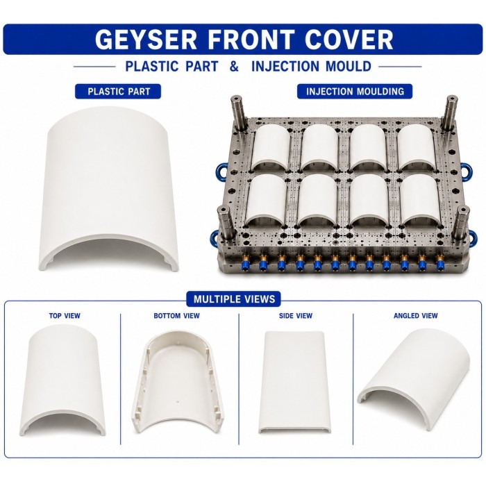 Geyser Plastic Front Cover Mould and Moulding Service Geyser Plastic Front Cover Mould and Moulding Service