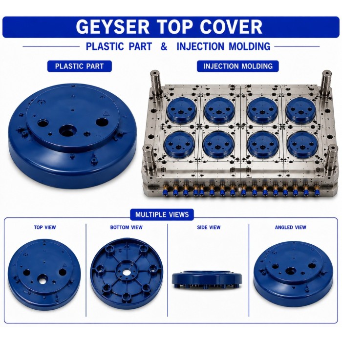 Geyser Plastic Top Cover Mould and Moulding Service Geyser Plastic Top Cover Mould and Moulding Service