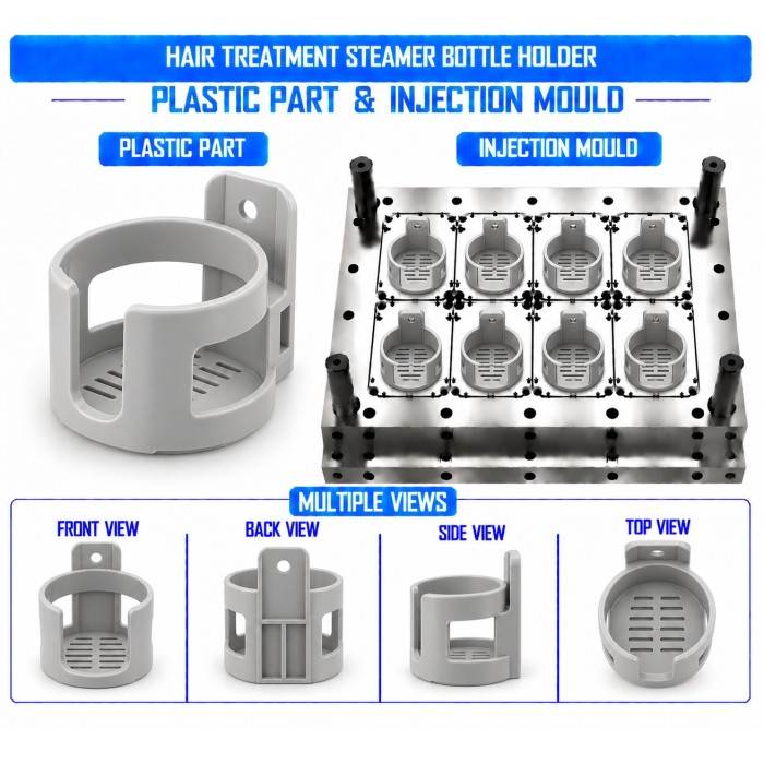 Hair Treatment Steamer Plastic Bottle Holder Mould and Moulding Service