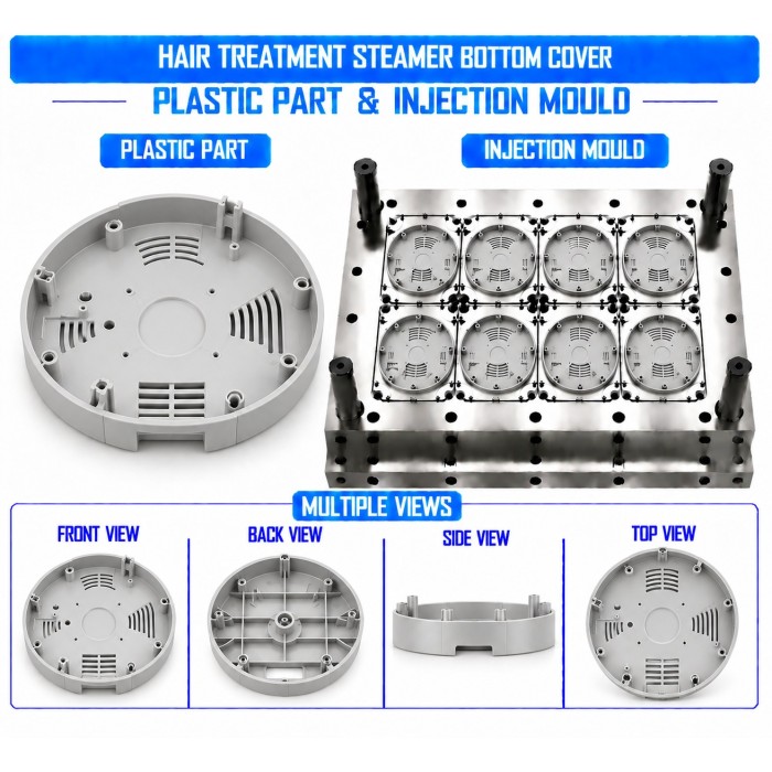 Hair Treatment Steamer Plastic Bottom Cover Mould and Moulding Service