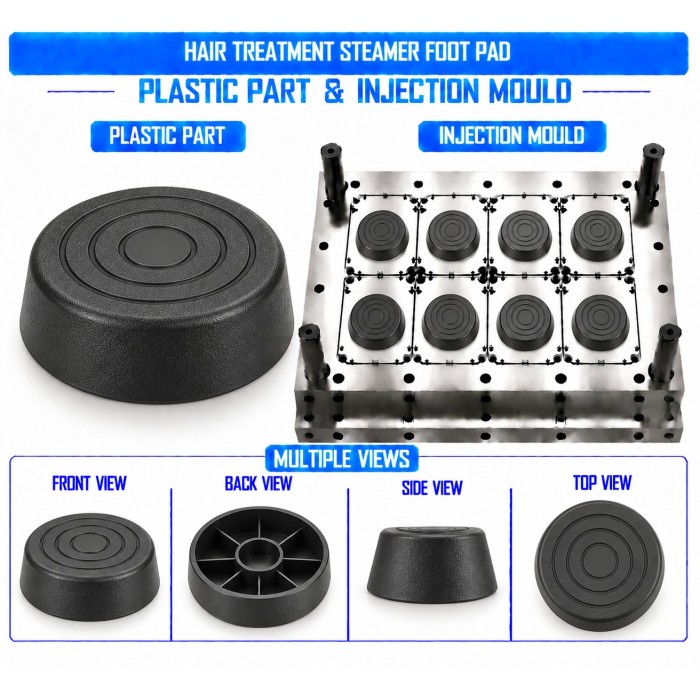 Hair Treatment Steamer Plastic Foot Pad Mould and Moulding Service in Greater Noida | Renovator Appliances Ltd