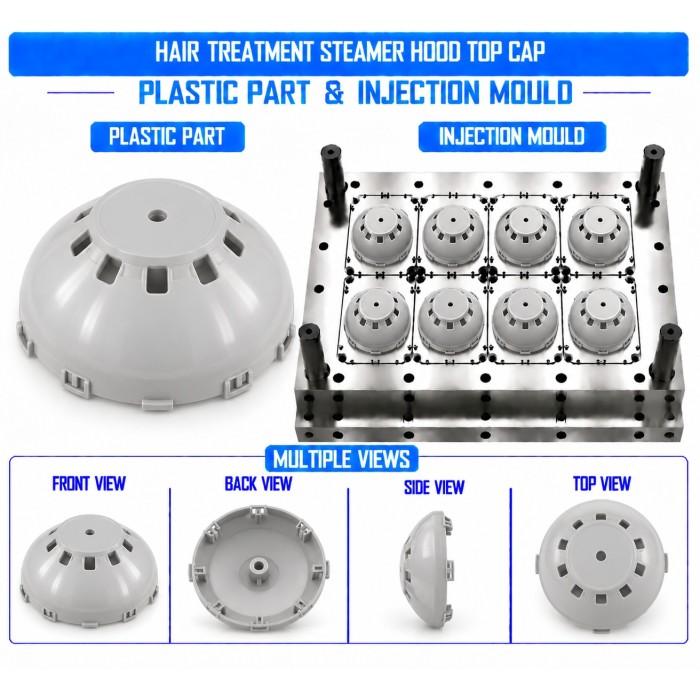 Hair Treatment Steamer Plastic Hood Top Cap Mould and Moulding Service