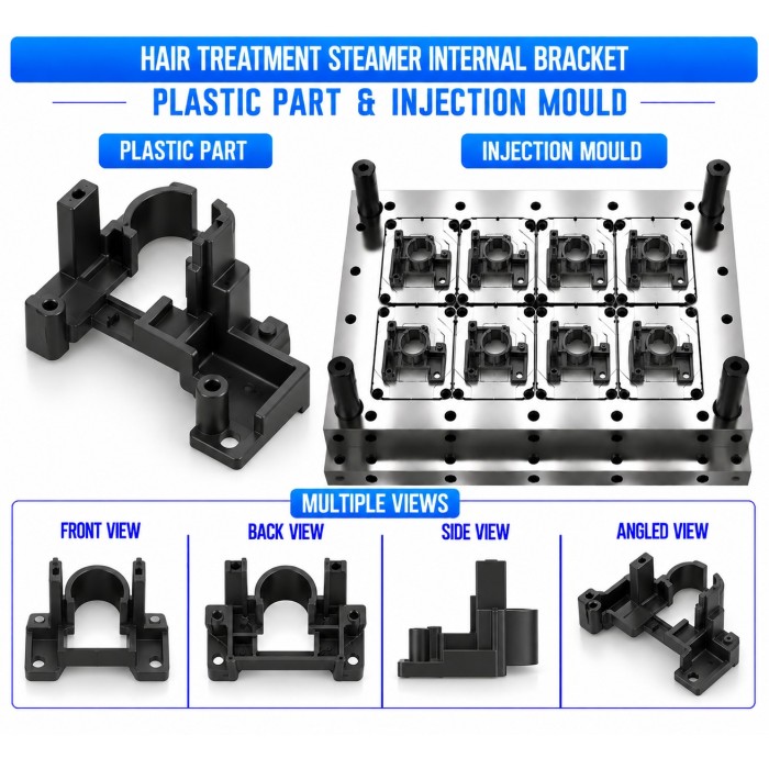 Hair Treatment Steamer Plastic Internal Bracket Mould and Moulding Service