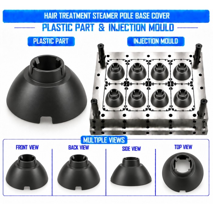 Hair Treatment Steamer Plastic Pole Base Cover Mould and Moulding Service