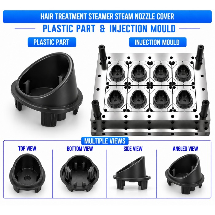Hair Treatment Steamer Plastic Steam Nozzle Cover Mould and Moulding Service