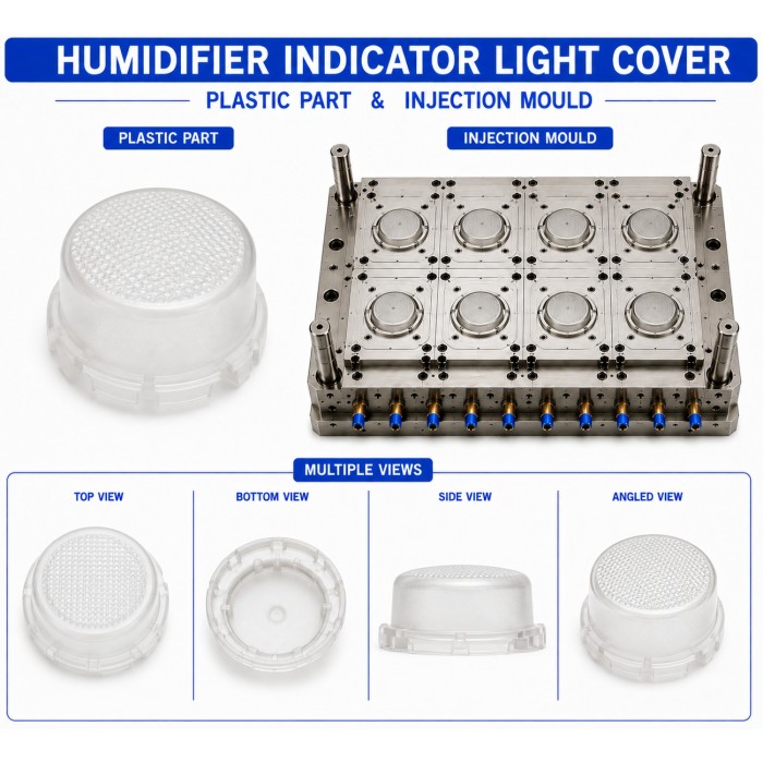 Humidifier Plastic Indicator Light Cover Mould and Moulding Service Humidifier Plastic Indicator Light Cover Mould and Moulding Service