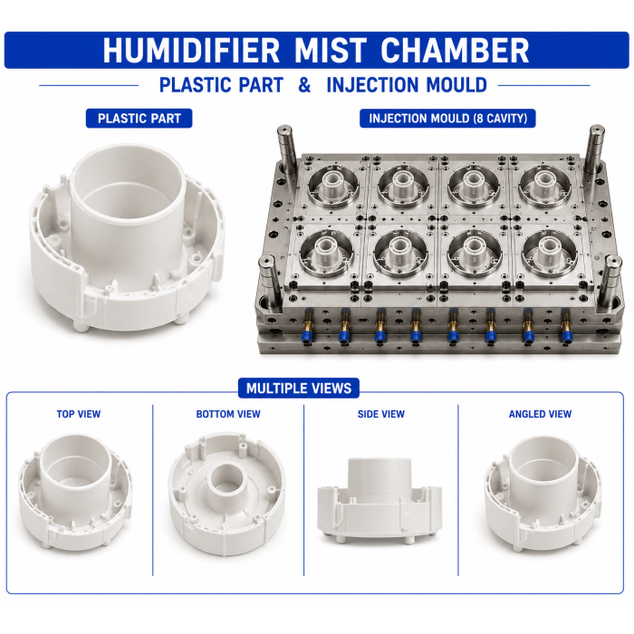 Humidifier Plastic Mist Chamber Mould and Moulding Service Humidifier Plastic Mist Chamber Mould and Moulding Service