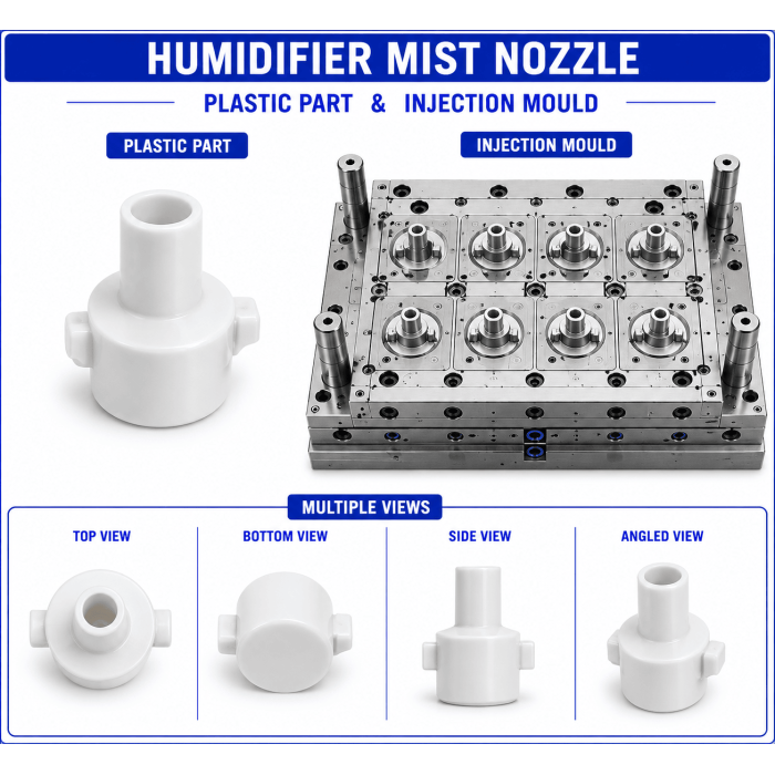 Humidifier Plastic Mist Nozzle Mould and Moulding Service Humidifier Plastic Mist Nozzle Mould and Moulding Service